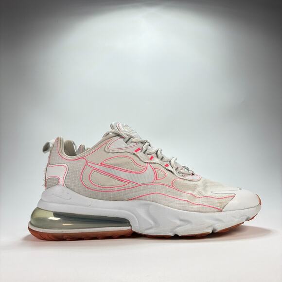 Nike Air Max 270 React SP White Lifestyle Sneakers Shoes CQ6549-100 Mens Size 11 - Picture 1 of 11